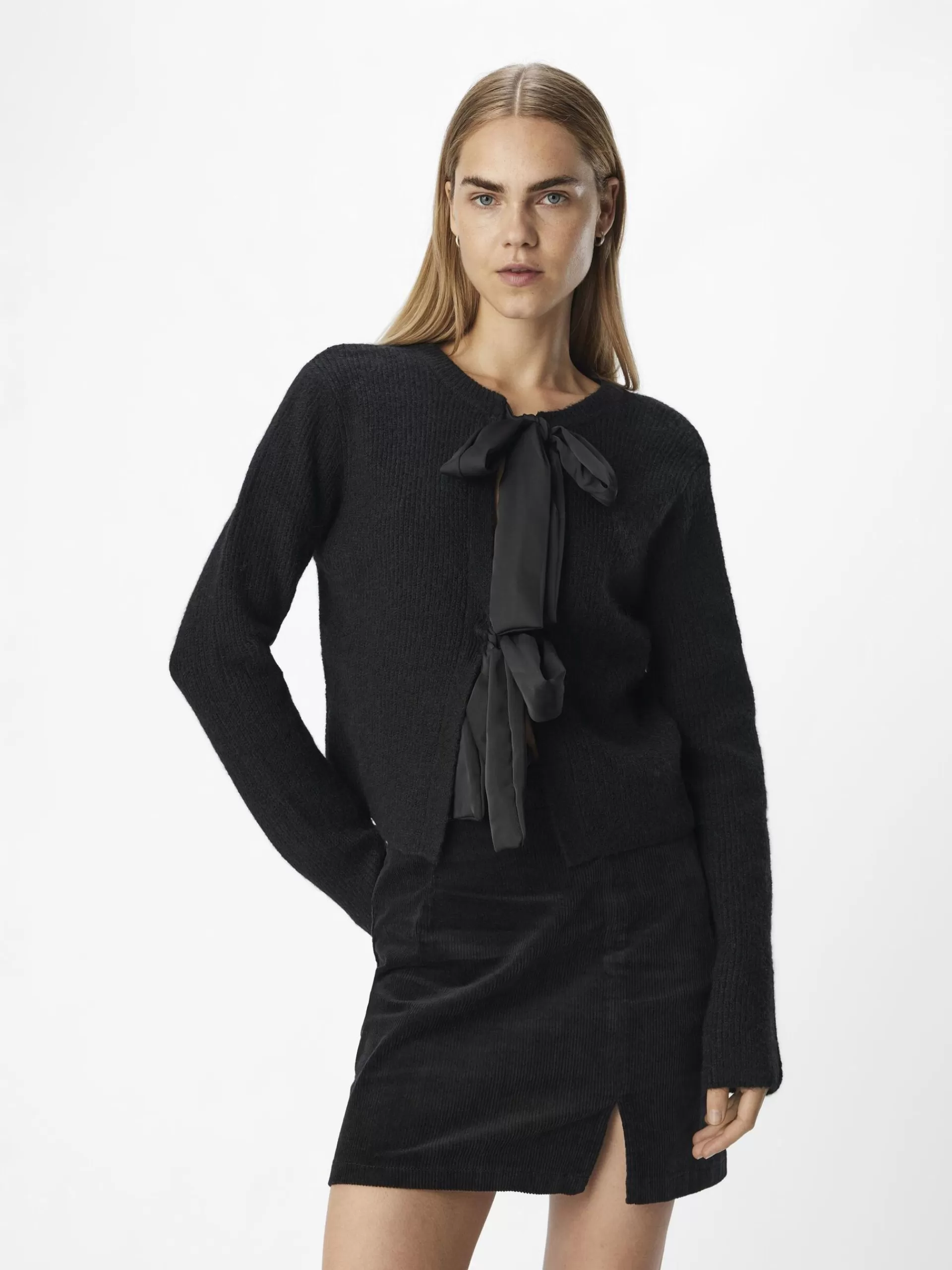 OBJECT SLØYFEDETALJ CARDIGAN