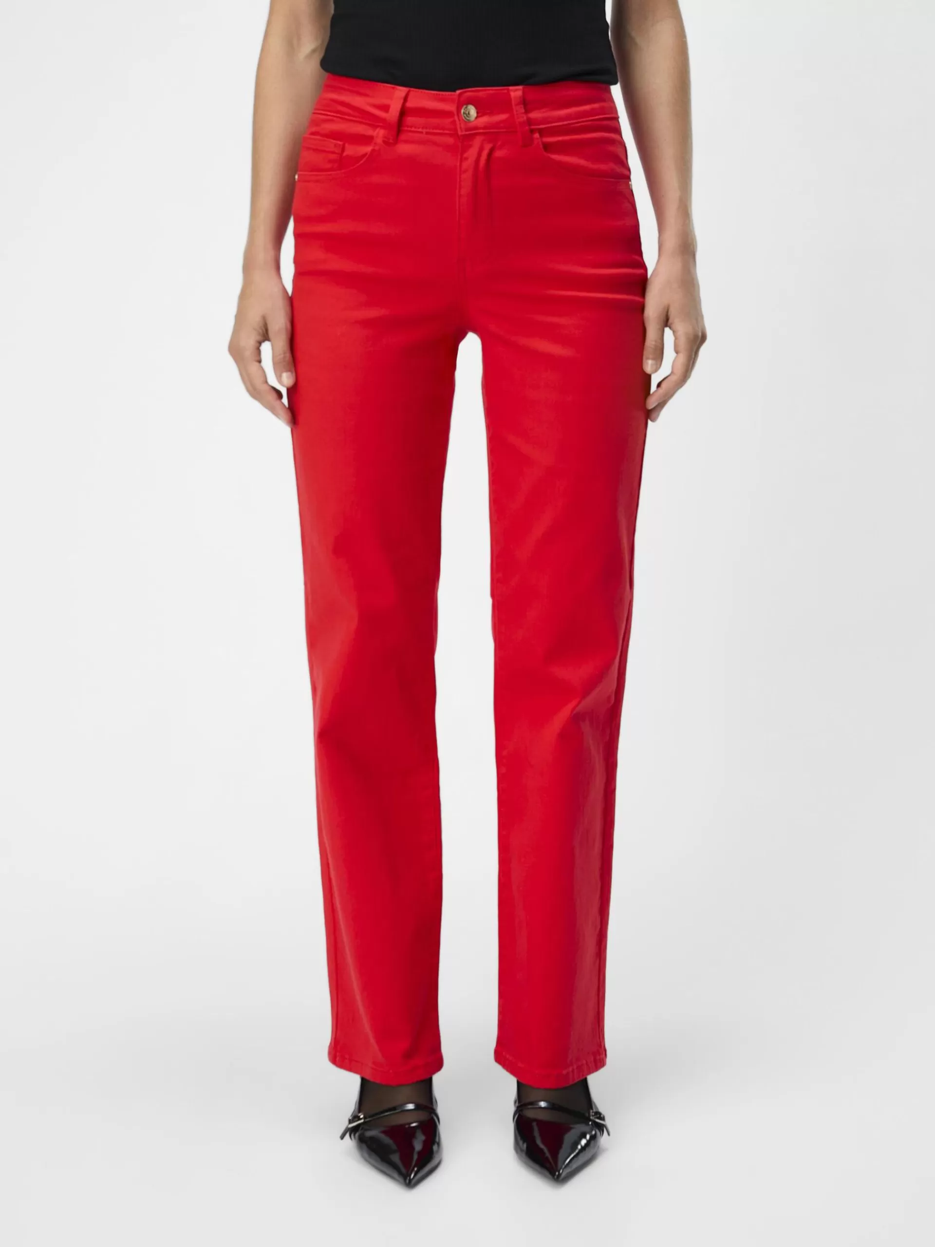 OBJECT TWILL JEANS MED VID PASSFORM