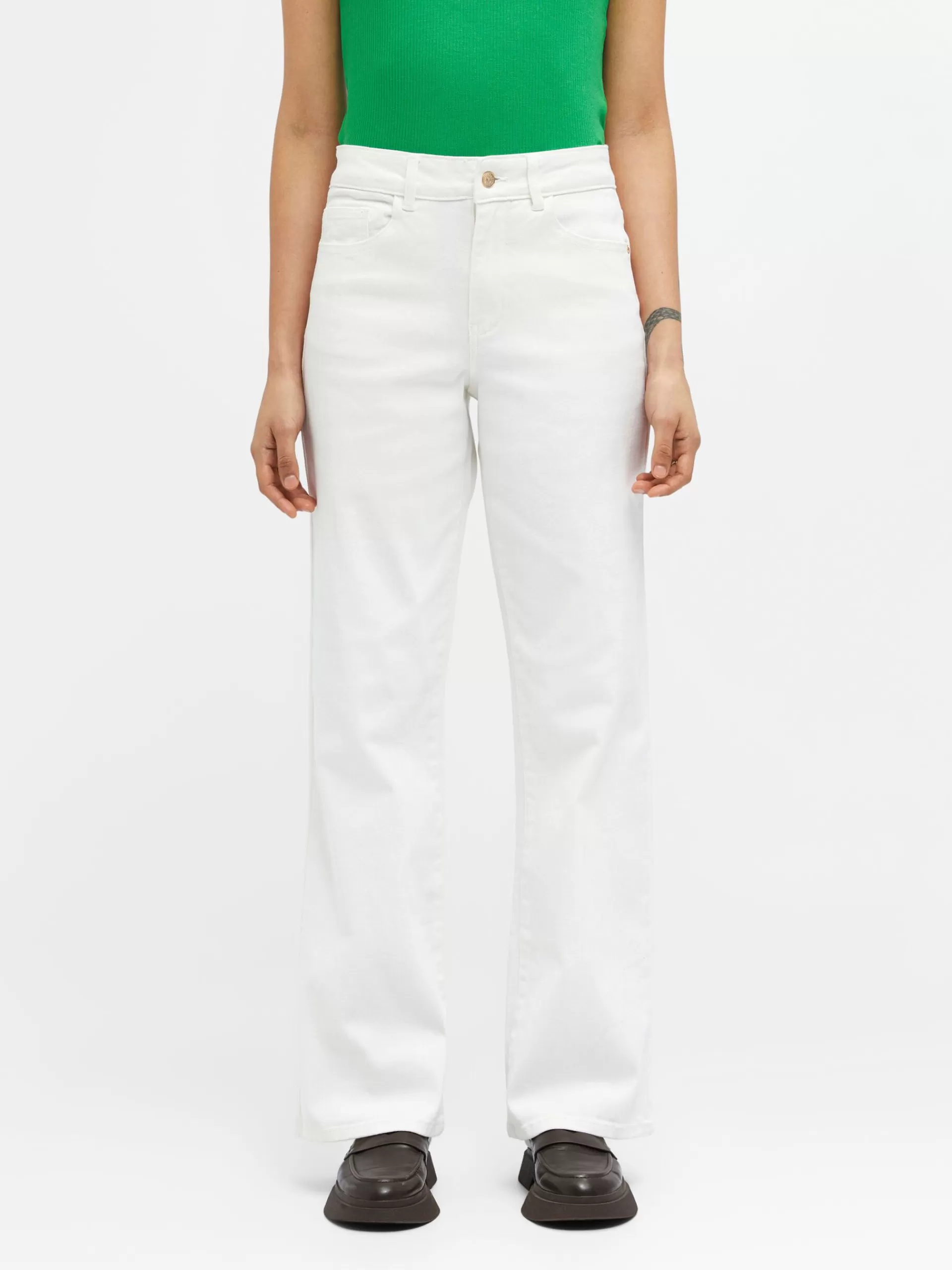 OBJECT TWILL JEANS MED VID PASSFORM
