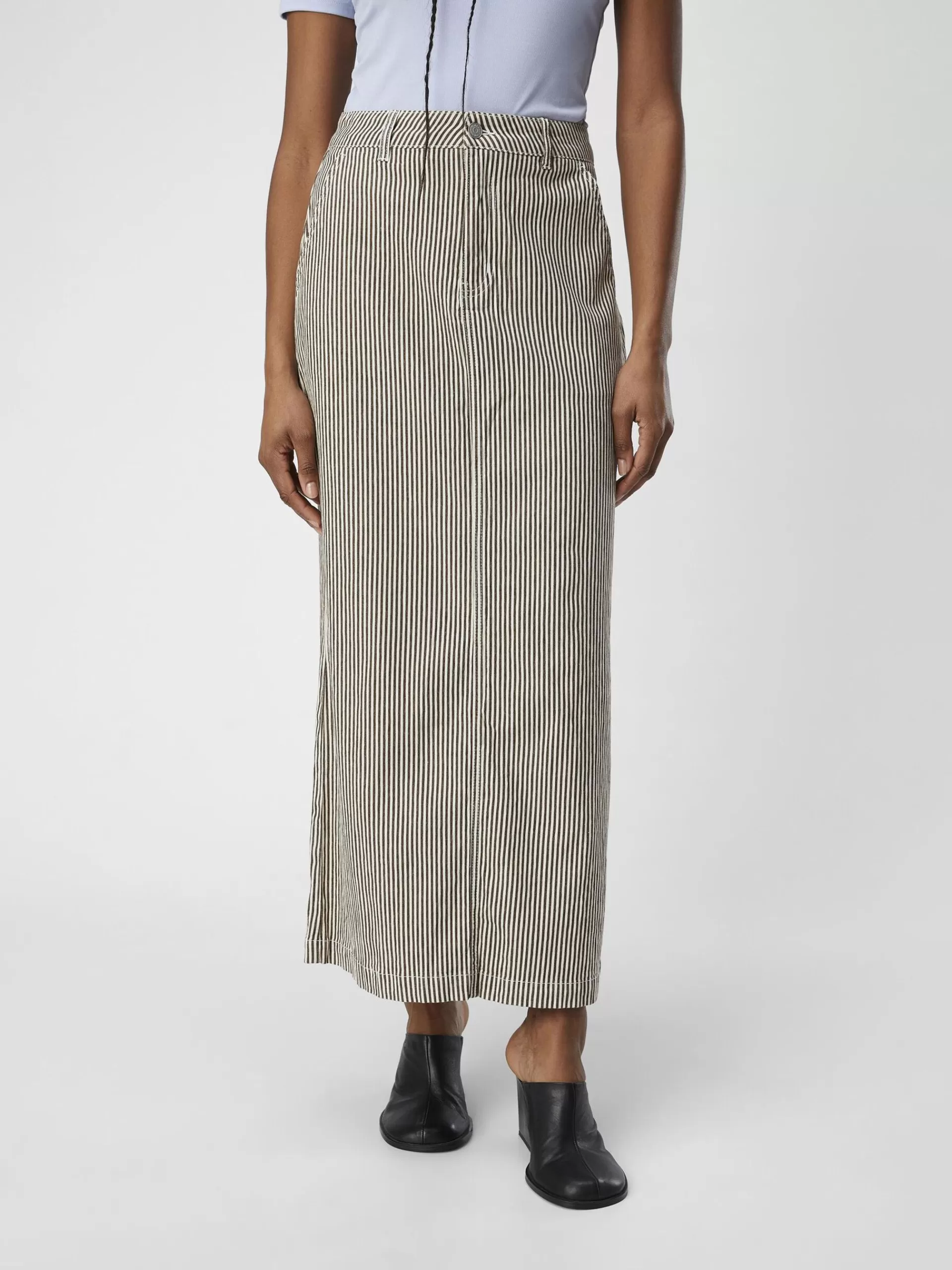 OBJECT TWILL MAKSISKJØRT