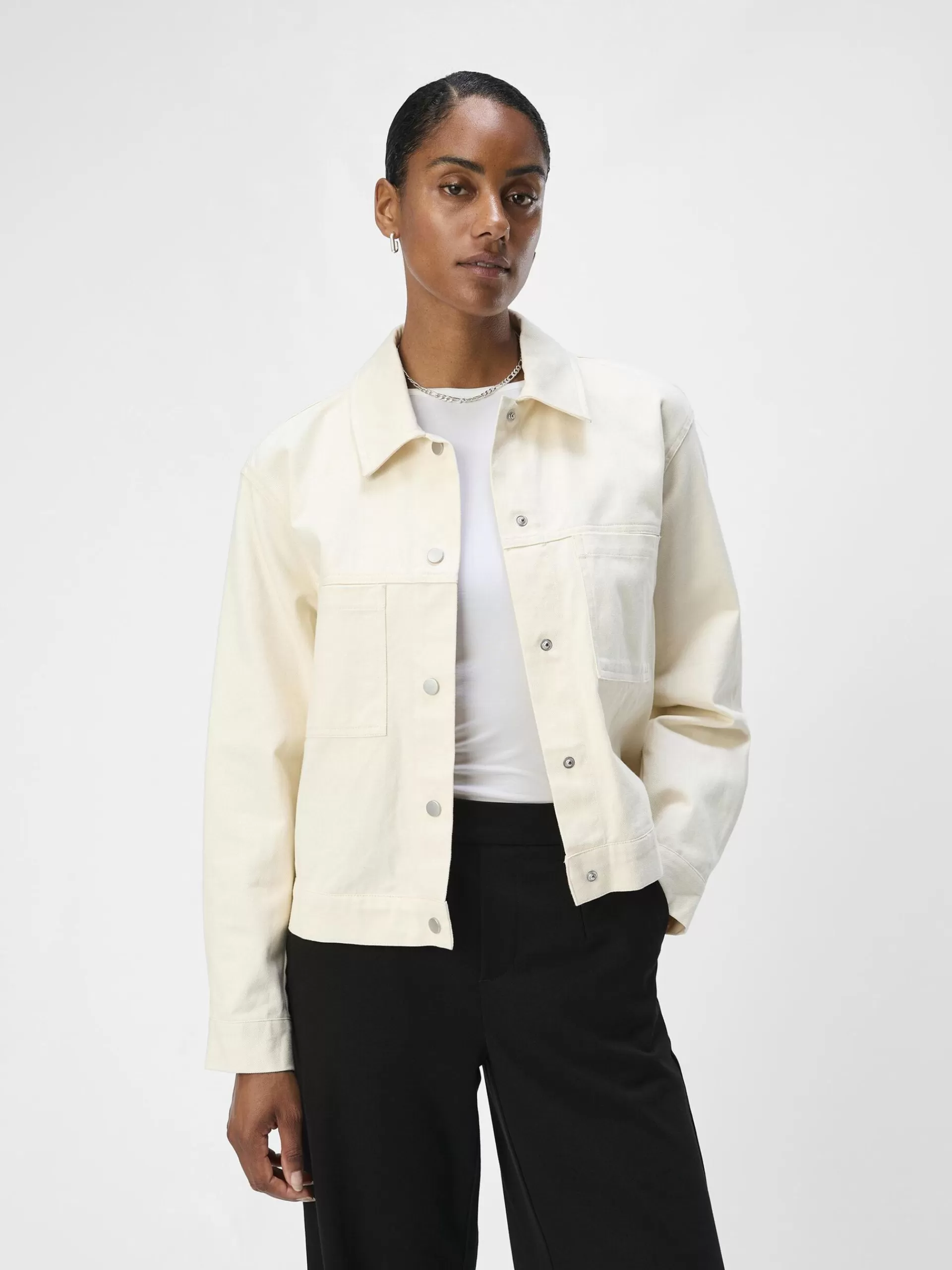 OBJECT TWILL SKJORTE