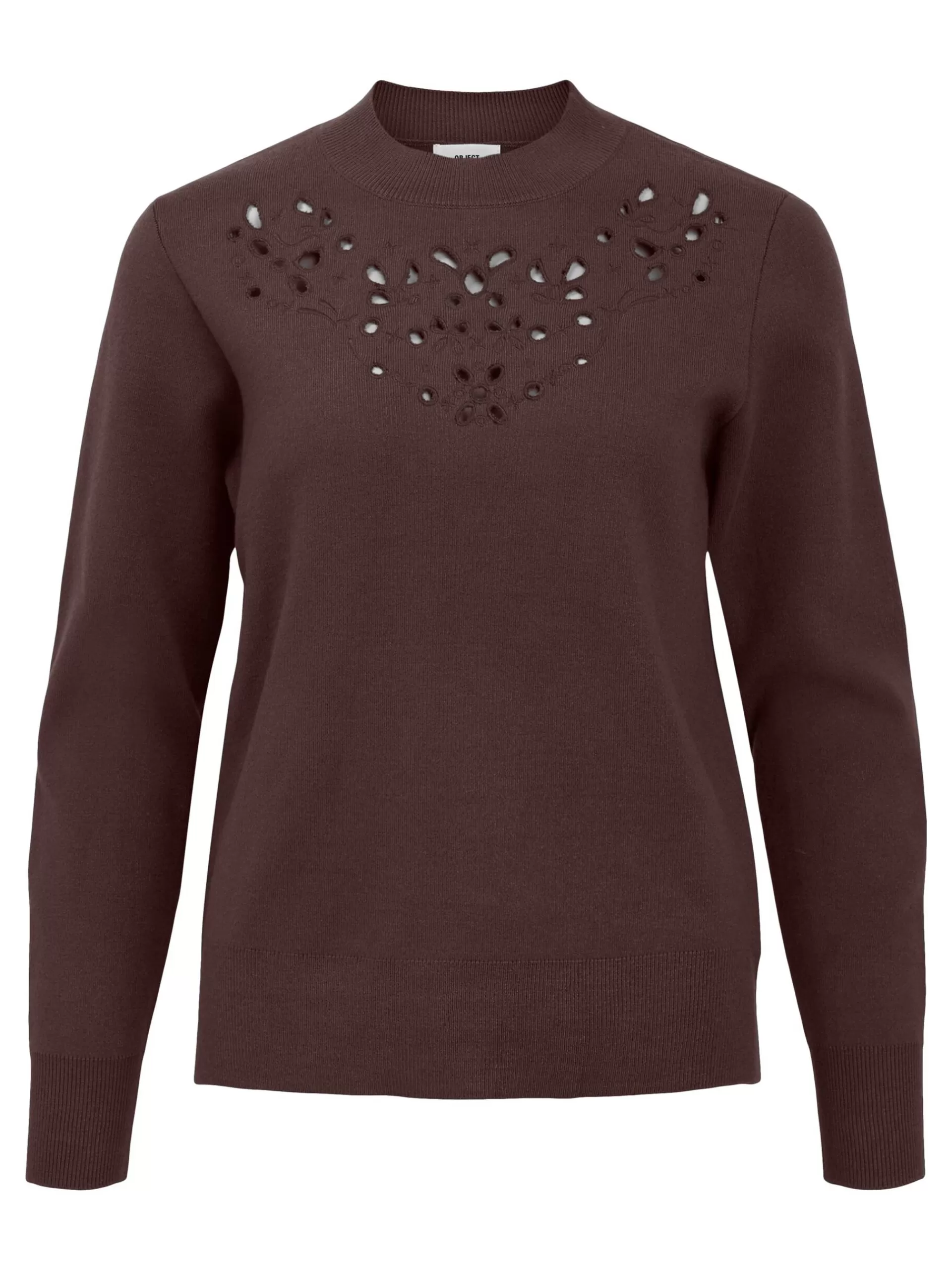 OBJECT UTSNITT STRIKKET PULLOVER