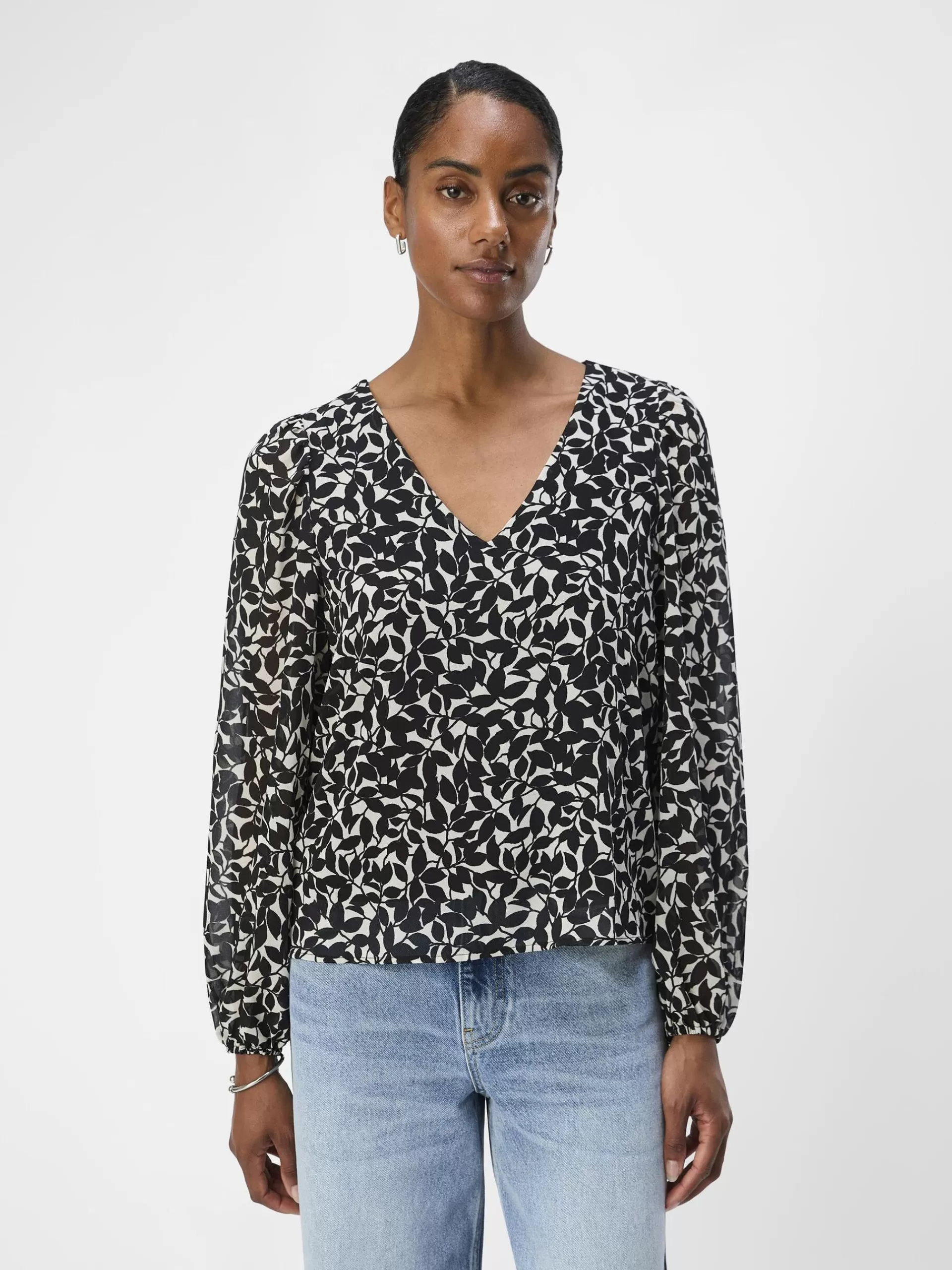 OBJECT V-HALS BLUSE