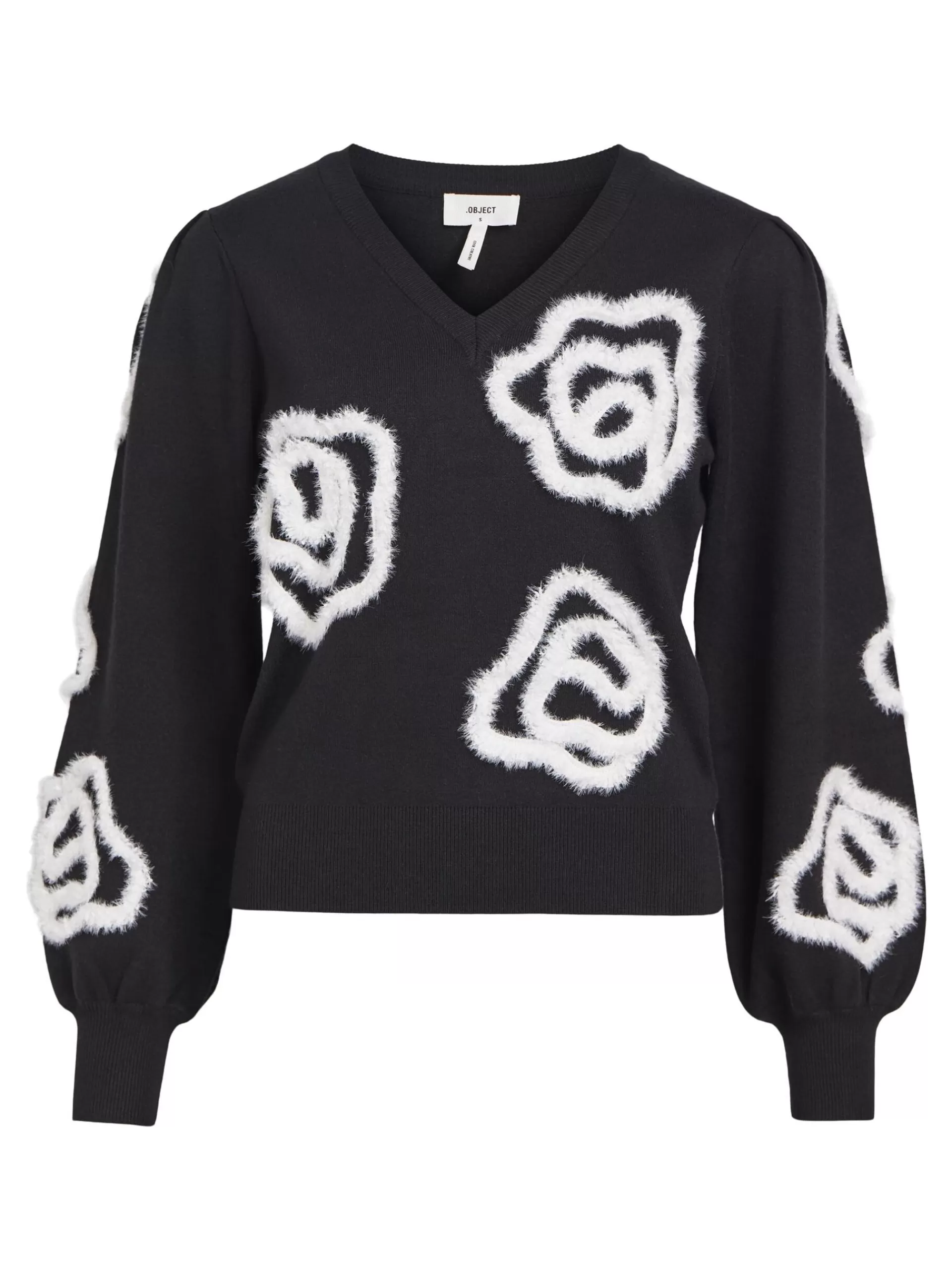 OBJECT V-HALS STRIKKET PULLOVER