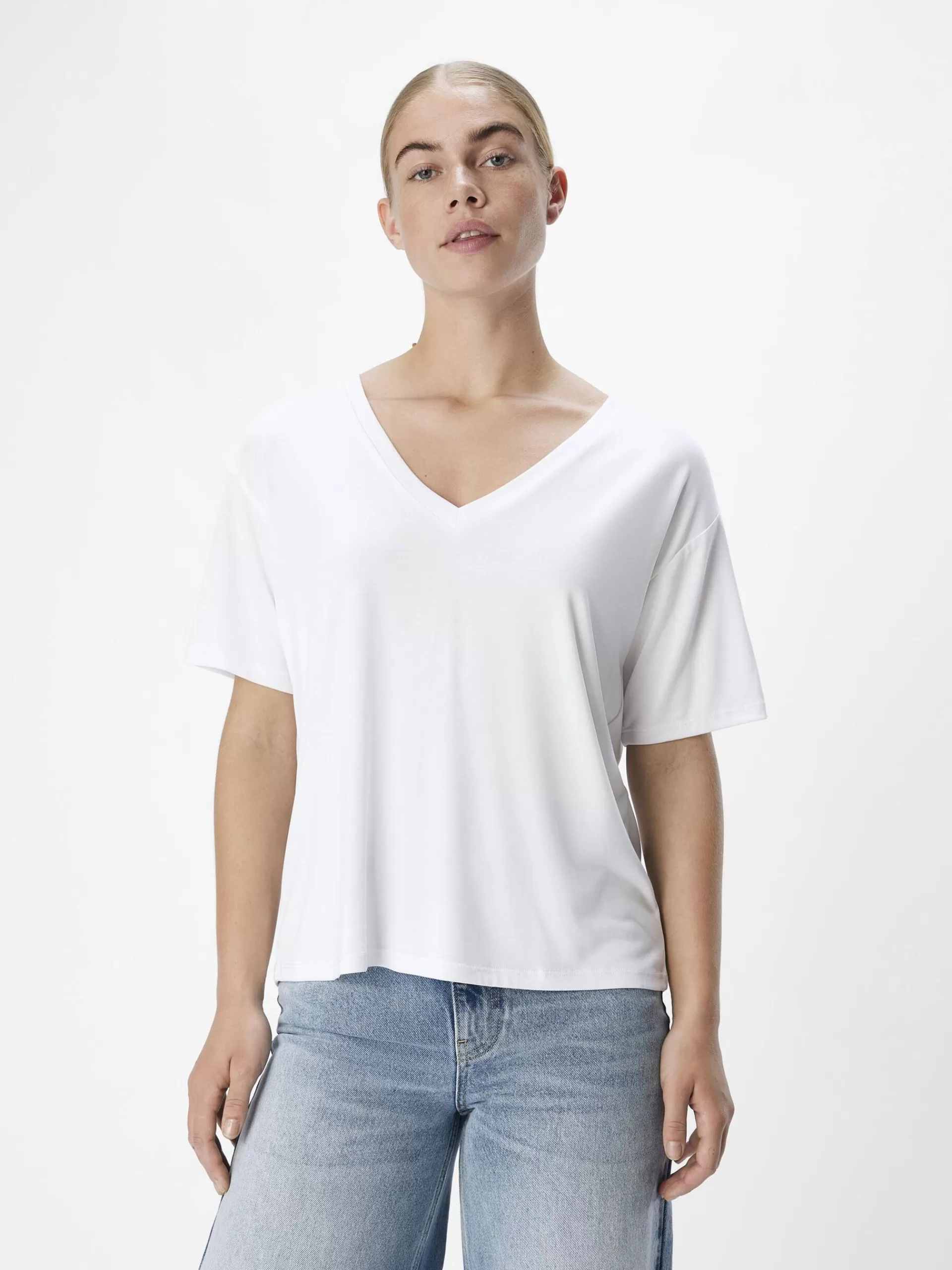OBJECT V-HALS T-SKJORTE
